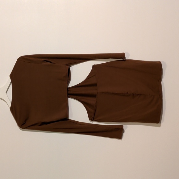 REFORMATION hale dress in brown - size medium - Picture 4 of 10